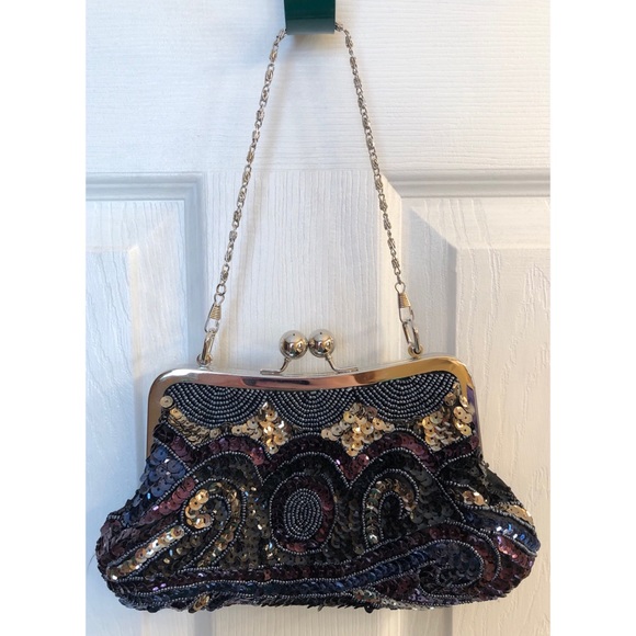 Bags | Beaded Clasp Bag | Poshmark